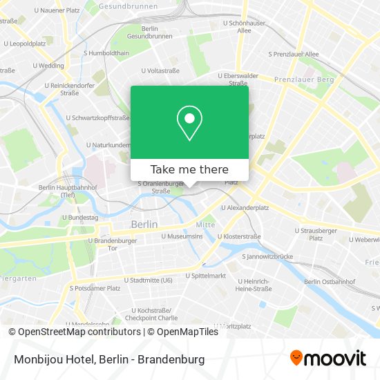 Карта Monbijou Hotel