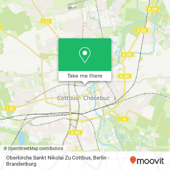 Oberkirche Sankt Nikolai Zu Cottbus map