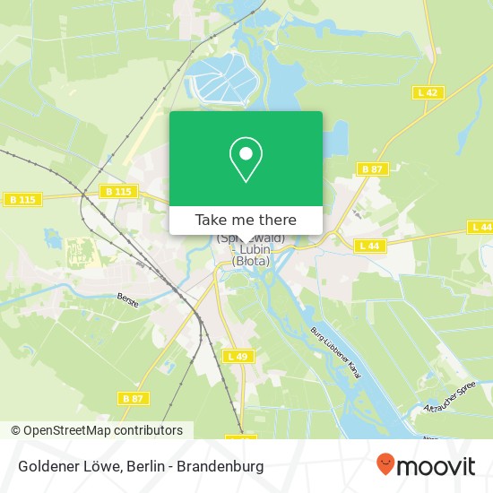 Goldener Löwe map