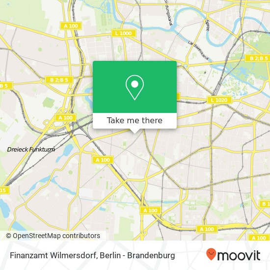 Finanzamt Wilmersdorf map