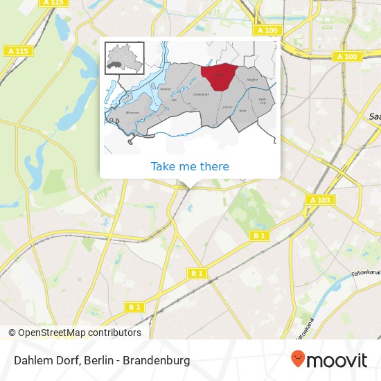 Dahlem Dorf map