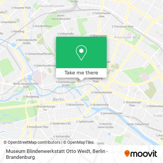 Museum Blindenwerkstatt Otto Weidt map