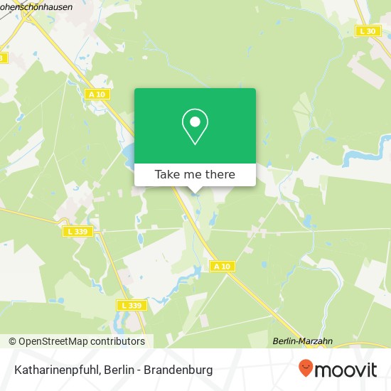 Katharinenpfuhl map