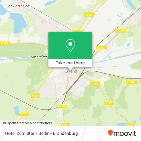Hotel Zum Stern map