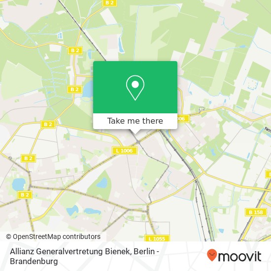 Allianz Generalvertretung Bienek map