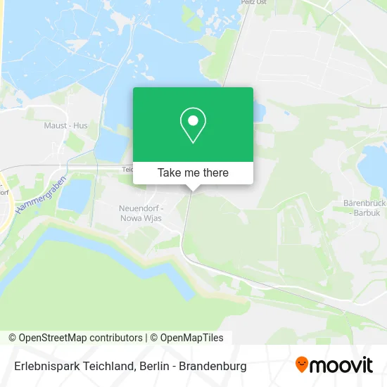 Карта Erlebnispark Teichland