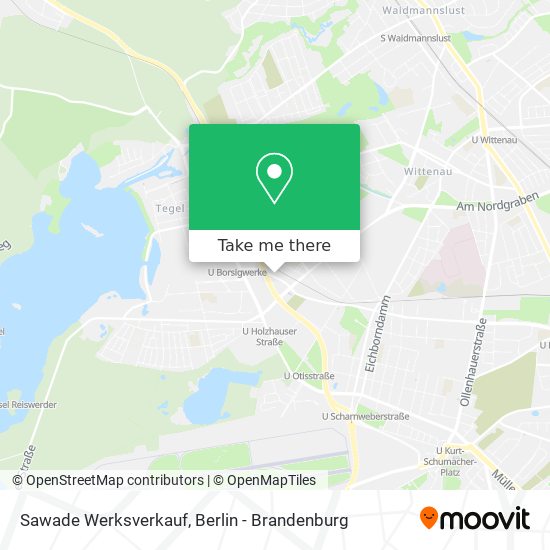 Sawade Werksverkauf map