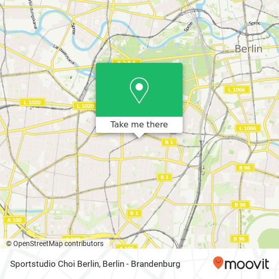 Карта Sportstudio Choi Berlin