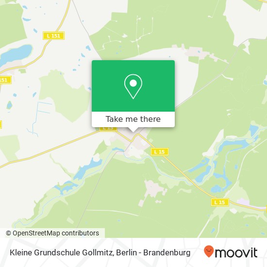 Карта Kleine Grundschule Gollmitz