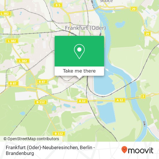 Frankfurt (Oder)-Neuberesinchen map