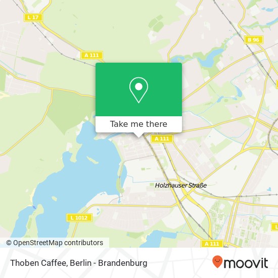 Thoben Caffee map