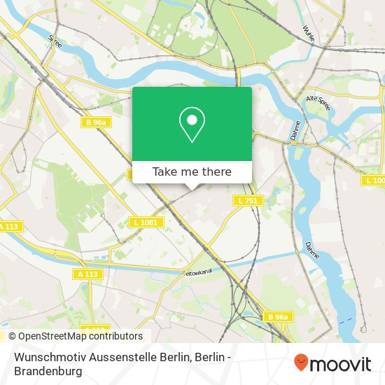 Wunschmotiv Aussenstelle Berlin map