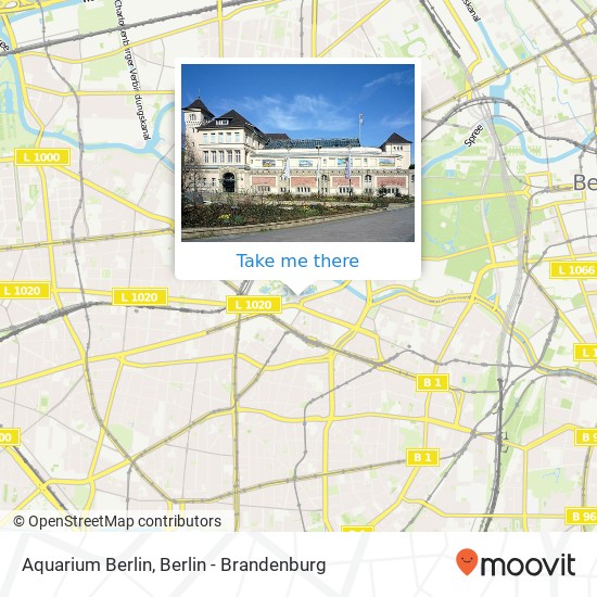 Aquarium Berlin map
