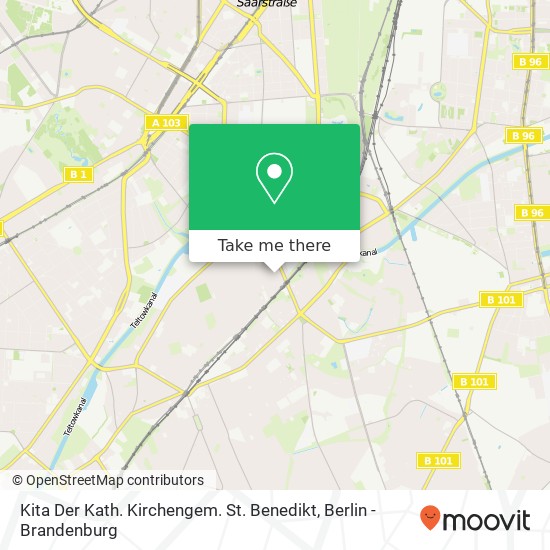 Kita Der Kath. Kirchengem. St. Benedikt map