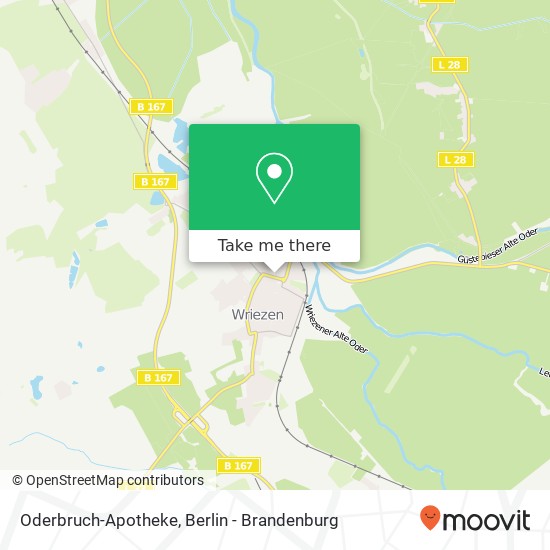 Oderbruch-Apotheke map