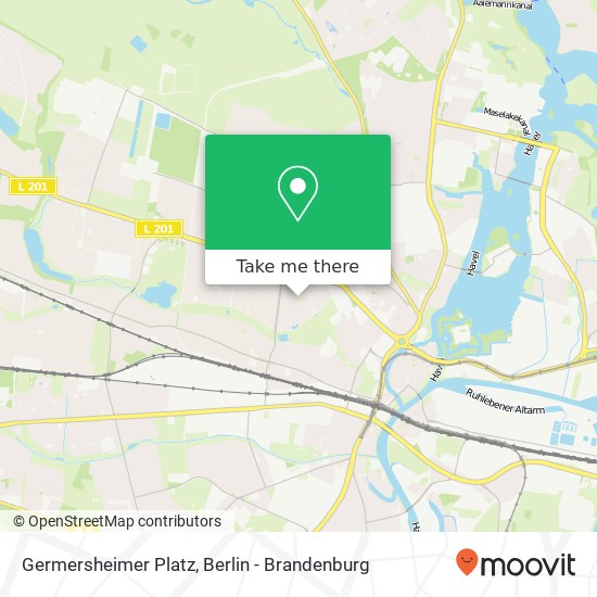 Карта Germersheimer Platz