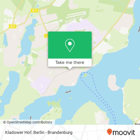 Kladower Hof map