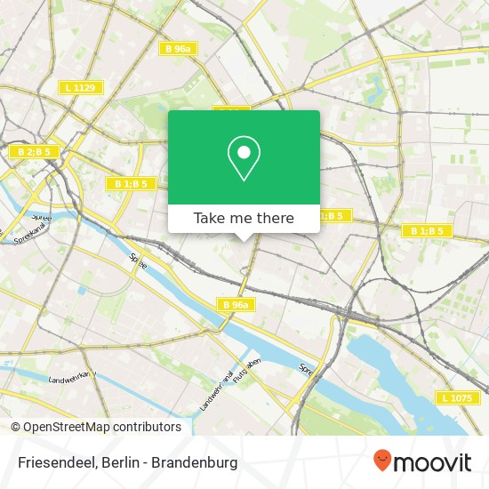 Карта Friesendeel