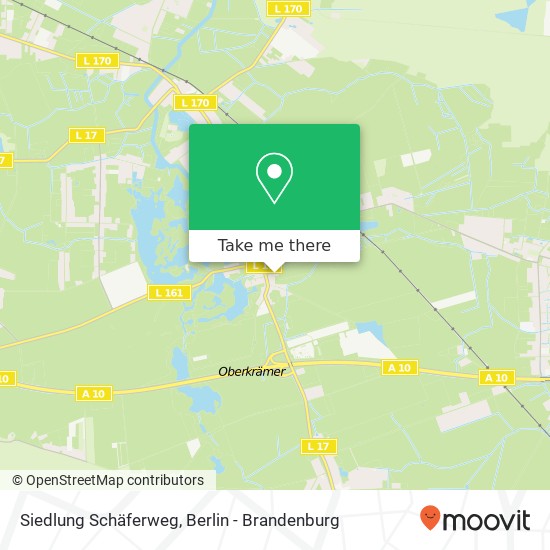 Siedlung Schäferweg map