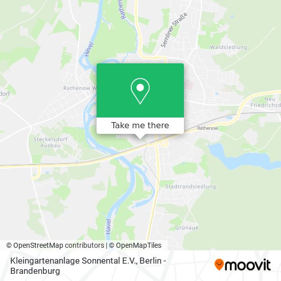 Kleingartenanlage Sonnental E.V. map