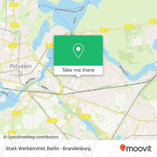 Stark Werbemittel map