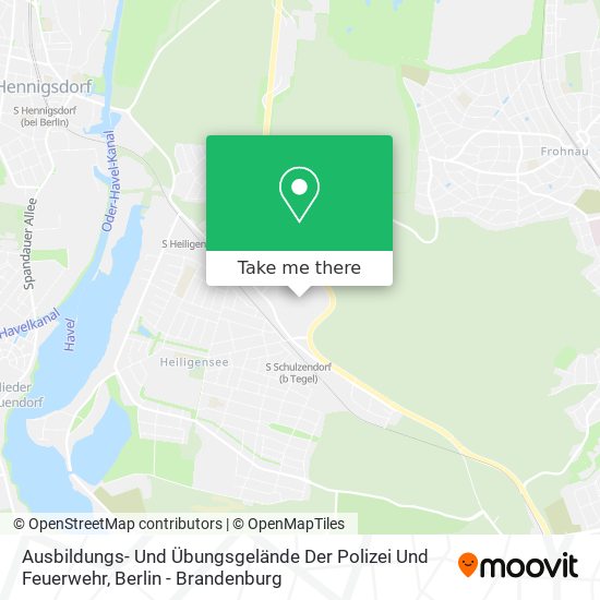 Ausbildungs- Und Übungsgelände Der Polizei Und Feuerwehr map