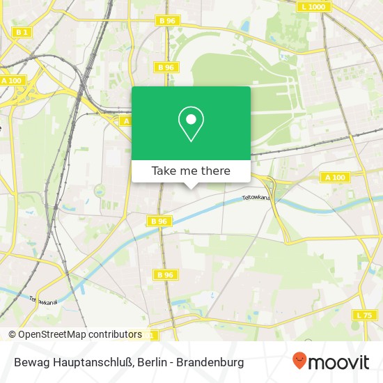 Bewag Hauptanschluß map