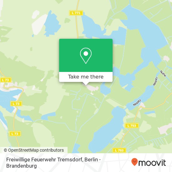 Freiwillige Feuerwehr Tremsdorf map