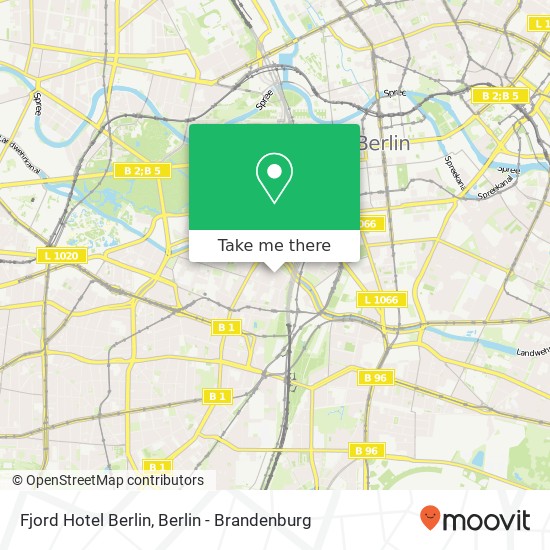 Fjord Hotel Berlin map