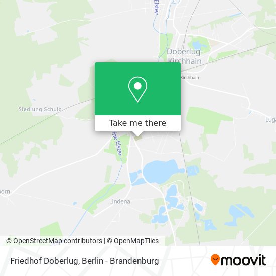 Friedhof Doberlug map