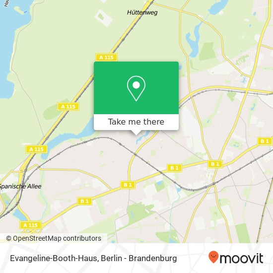 Карта Evangeline-Booth-Haus