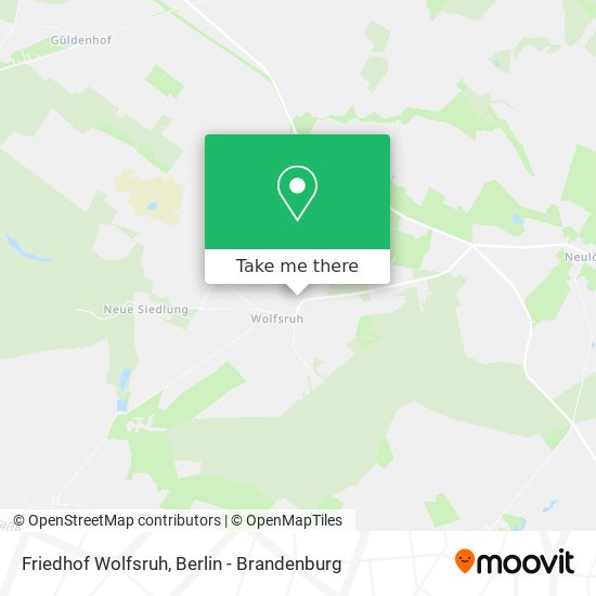 Friedhof Wolfsruh map