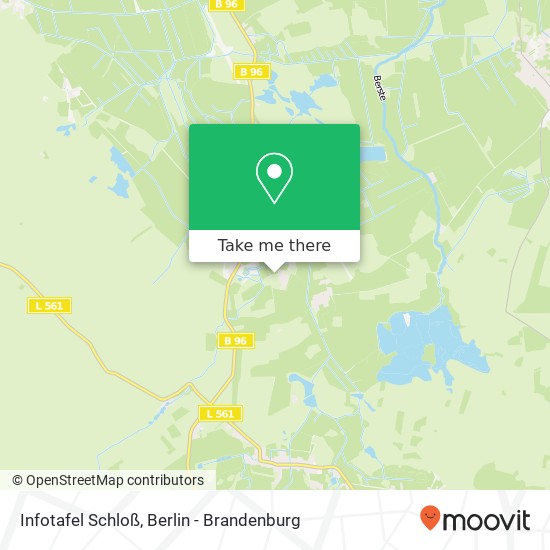 Infotafel Schloß map