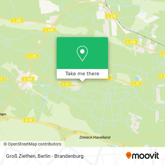 Groß Ziethen map