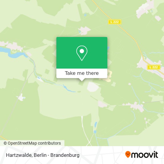 Hartzwalde map