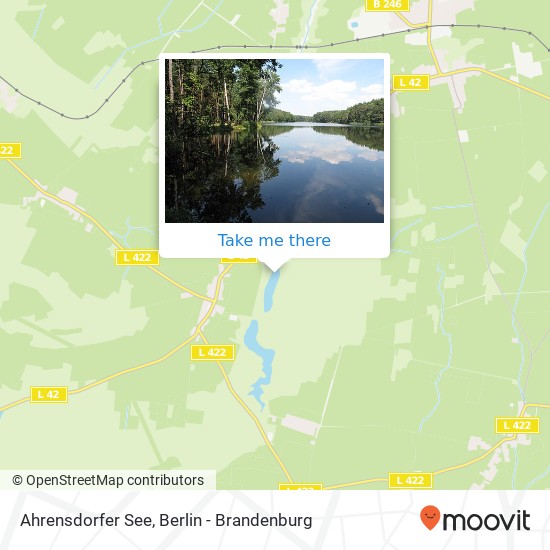 Карта Ahrensdorfer See