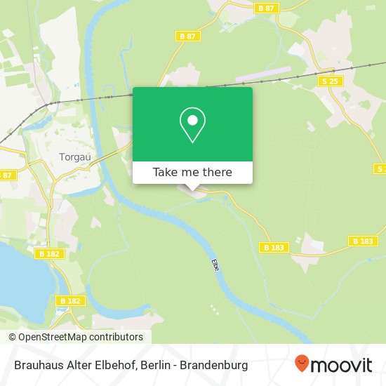 Brauhaus Alter Elbehof map