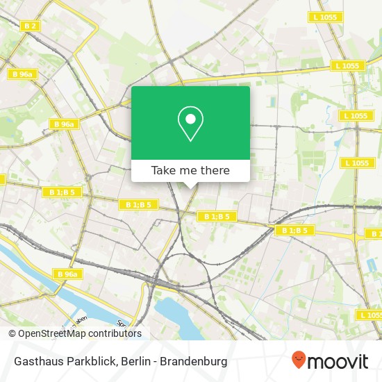 Gasthaus Parkblick map