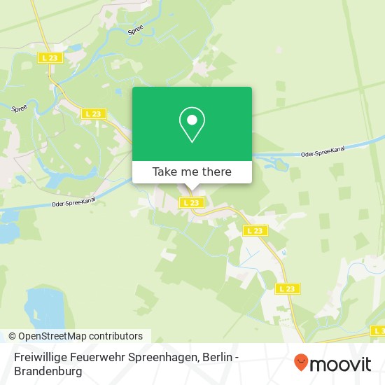 Freiwillige Feuerwehr Spreenhagen map