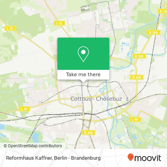Reformhaus Kaffner map