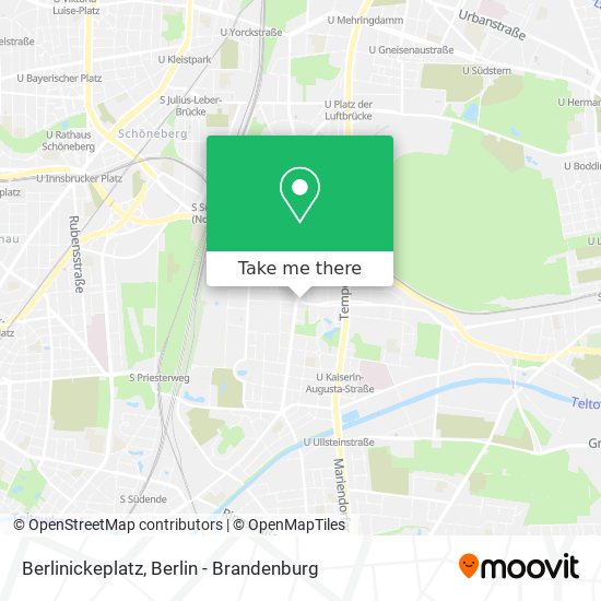Berlinickeplatz map