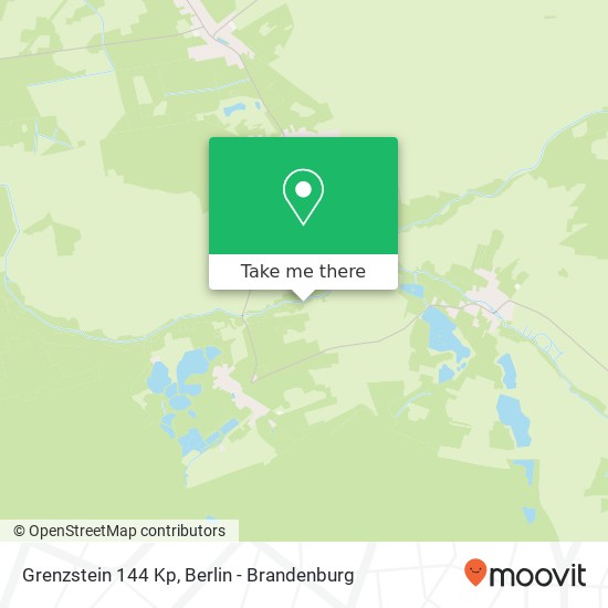 Grenzstein 144 Kp map