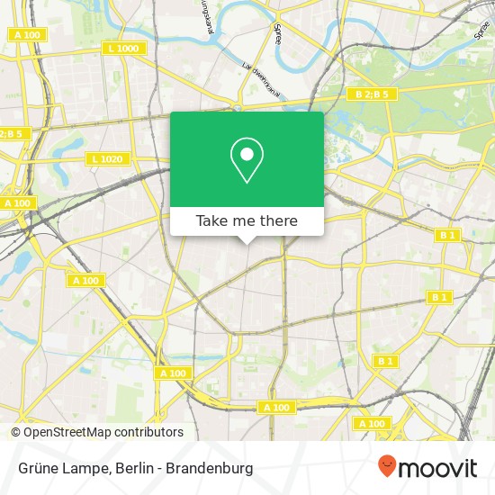 Grüne Lampe map