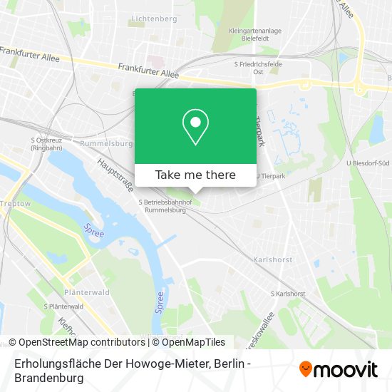 Erholungsfläche Der Howoge-Mieter map