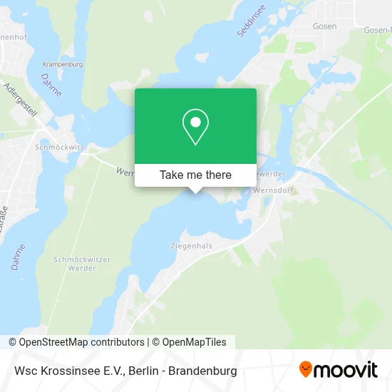 Wsc Krossinsee E.V. map