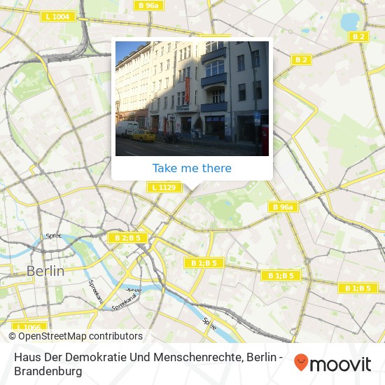 Haus Der Demokratie Und Menschenrechte map