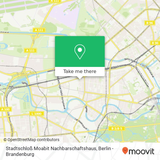 Карта Stadtschloß Moabit Nachbarschaftshaus
