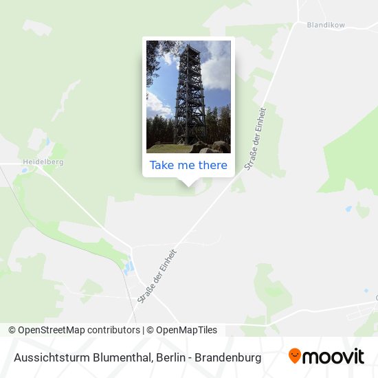 Aussichtsturm Blumenthal map