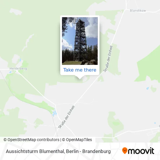 Карта Aussichtsturm Blumenthal