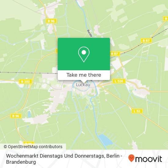 Wochenmarkt Dienstags Und Donnerstags map